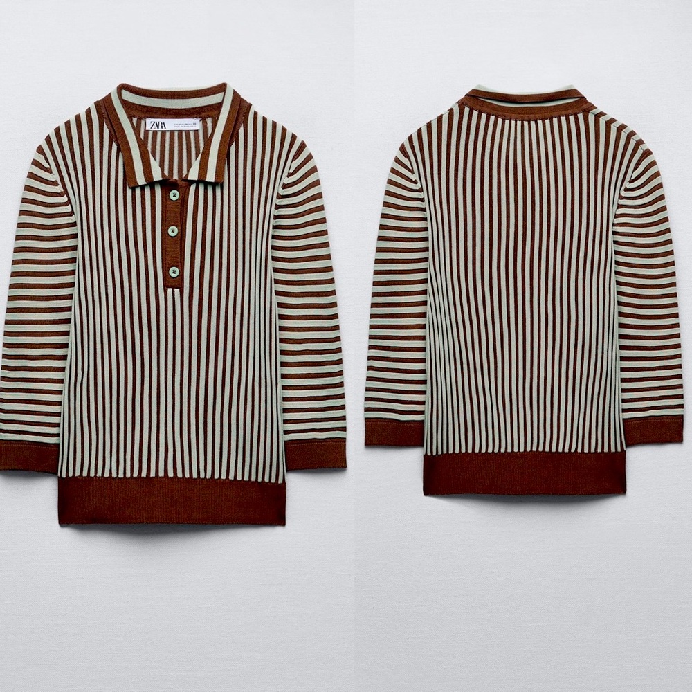 Striped Knit Top